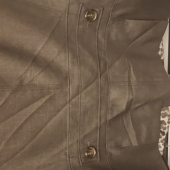 Dark Brown Ann Taylor Blazer sz 12 (large) - Picture 8 of 12